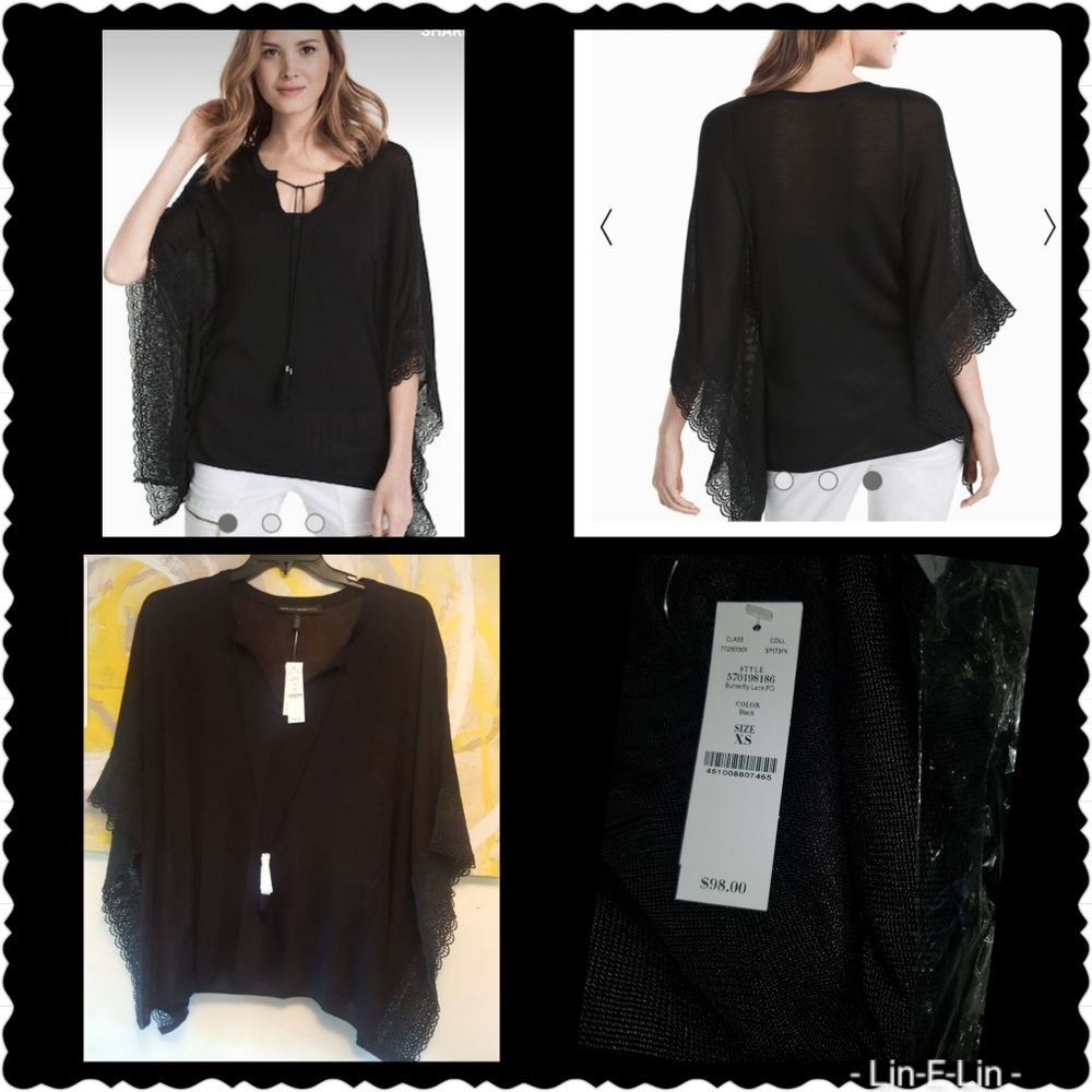 Classy poncho shirt from WHBM